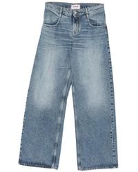 CYCLE - Faded-Effect Wide-Leg Jeans - Lyst