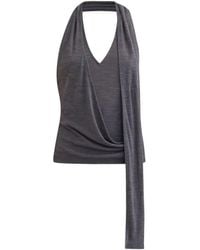 Belle Anna - Draped Halterneck Top - Lyst