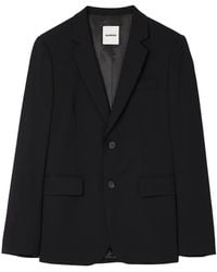 Sandro - Virgin Wool Suit Jacket - Lyst