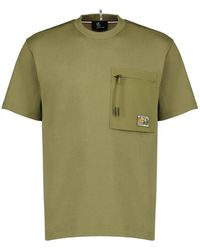Moncler - Zip-Pocket T-Shirt - Lyst