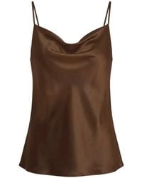 Cinq À Sept - Marta Cowl-Neck Silk Top - Lyst