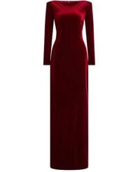 retroféte - Alizee Velvet Maxi Dress - Lyst