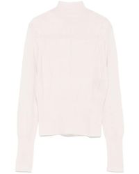 Patrizia Pepe - Jersey de lana con cuello alto - Lyst