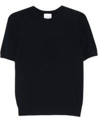 AROVESCIO - Short-Sleeve Knitted Top - Lyst