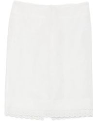 Magda Butrym - Broderie-Anglaise Midi Skirt - Lyst