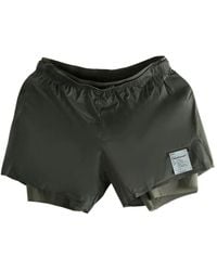 Satisfy - CoffeeThermal 8" layered shorts - Lyst