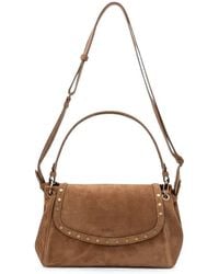 Isabel Marant - Medium Chany Stud-Embellished Suede Shoulder Bag - Lyst