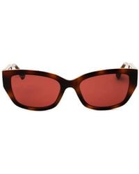 MAX&Co. - Tortoiseshell-Effect Cat-Eye Frame Sunglasses - Lyst