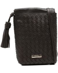 Aspinal of London - Hudson Woven Mini Crossbody Bag - Lyst
