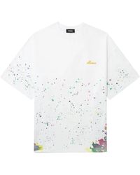 we11done - Camiseta con motivo de salpicadura de pintura - Lyst