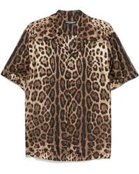 Dolce & Gabbana - レオパード シャツ - Lyst
