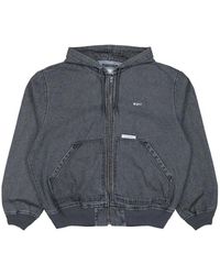WTAPS - Felpa D00M Denim Con Zip - Lyst