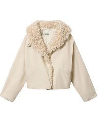 Isabel Marant - Charone Fur-Trim Jacket - Lyst