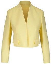 Akris - V-Neck Cropped Jacket - Lyst