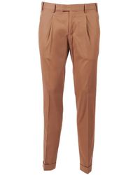 PT Torino - Pleated Flap-Pocket Trousers - Lyst