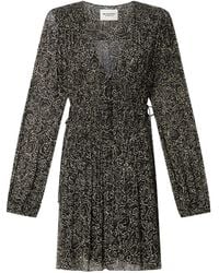 Isabel Marant - Loriena Mini-Jurk Met Bloemenprint - Lyst