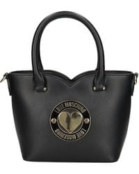 Love Moschino - Heart-plaque Tote Bag - Lyst