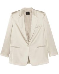 ANDAMANE - Notched-Lapel Single-Breasted Blazer - Lyst