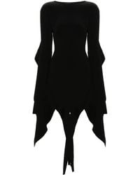 Mugler - Asymmetric Mini Dress - Lyst