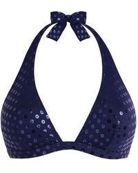 Vilebrequin - Relief Sparkling Bikini Top - Lyst
