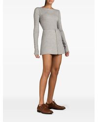 MARK-OFF - Britt Zip-Up Miniskirt - Lyst