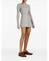 MARK-OFF - Britt Mini-Rok Met Rits - Lyst