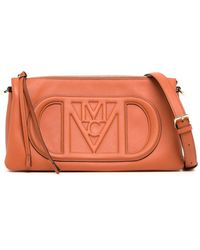 MCM - Small Travia Leather Shoulder Bag - Lyst