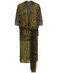 Ferragamo - Silk And Viscose Dress - Lyst