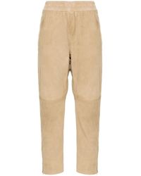 Golden Goose - Slim-fit Suede Trousers - Lyst