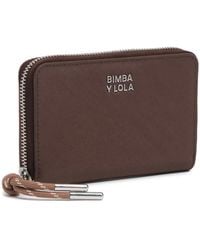 Bimba Y Lola - Medium Nylon Mocha Wallet - Lyst
