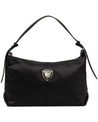 Blauer - Logo-Plaque Shoulder Bag - Lyst