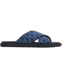 Ferragamo - Monogram Sandals - Lyst