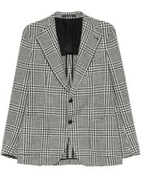Tagliatore - Checked Single-Breasted Blazer - Lyst