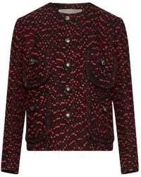 Elie Saab - Tweed Button-Up Jacket - Lyst