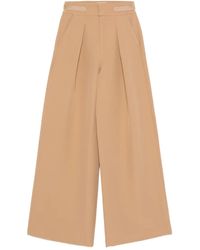 ERMANNO FIRENZE - Broek Met Geplooid Detail - Lyst