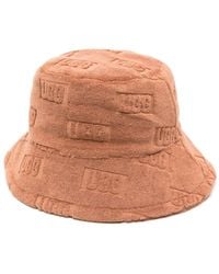 UGG - Logo-embossed Terry-cloth Bucket Hat - Lyst