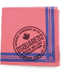 DSquared² - Écharpe À Imprimé Graphique - Lyst