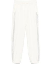 Liu Jo - Jogginghose Mit Strassbesatz - Lyst