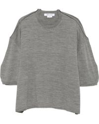 Comme des Garçons - Pull À Empiècements Et Bords Francs - Lyst