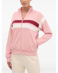 Guess - Striped Zip Sweater - Lyst
