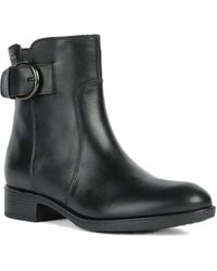 Geox - バックル レザーブーツ - Lyst