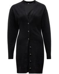 Rabanne - Robe Courte À Boutons Décoratifs - Lyst