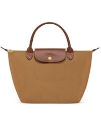 Longchamp - 'Le Pliage S' Handbag With Engraved Logo - Lyst
