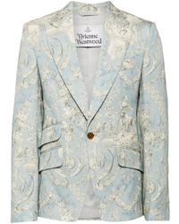 Vivienne Westwood - One Button Cotton Blazer - Lyst