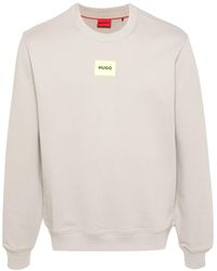 HUGO - Sweater Met Logopatch - Lyst