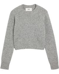 Ami Paris - Jersey Con Logo Bordado - Lyst