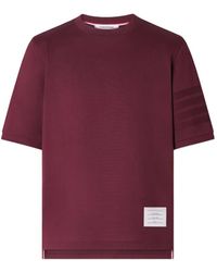 Thom Browne - Jersey Ottoman 4-Bar Tee - Lyst