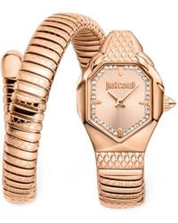 Just Cavalli - Aria Snake 22Mm Watch - Lyst