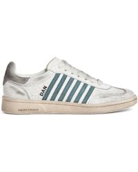 DSquared² - Distressed Boxer Low-Top Sneakers - Lyst