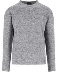 Drumohr - Marl-Knit Crew-Neck Sweater - Lyst